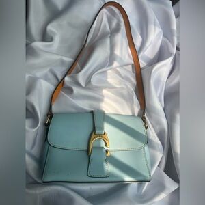 Dooney & Bourke Emerson Leather kyra Caribbean blue small bag *** Authentic ***